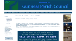 Desktop Screenshot of gunnessparishcouncil.co.uk